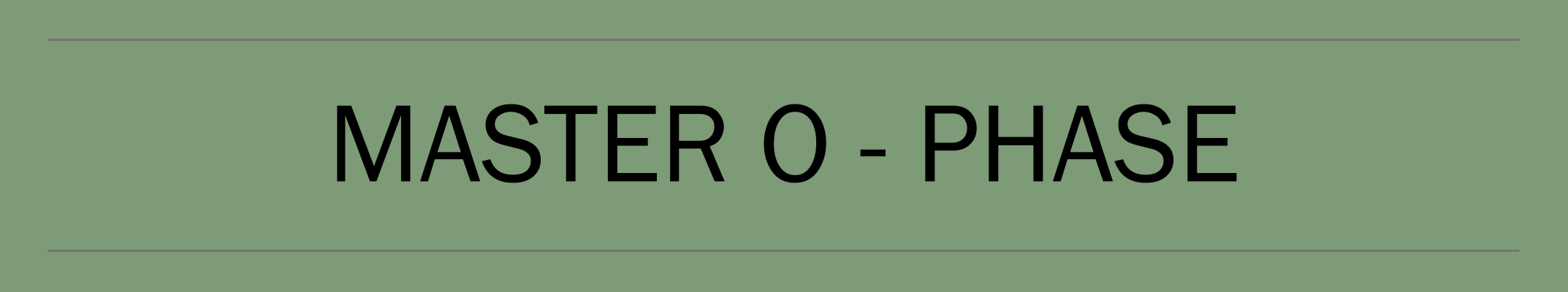 Master O-Phase
